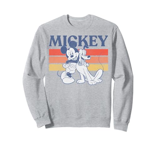 Sweatshirt retro Mickey and Pluto reveillez vos souvenirs d enfance avec style