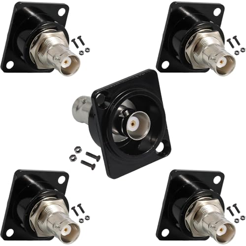 Conector BNC pasamuros tipo D PENGLIN acoplador hembra para vídeo SDI chasis coaxial
