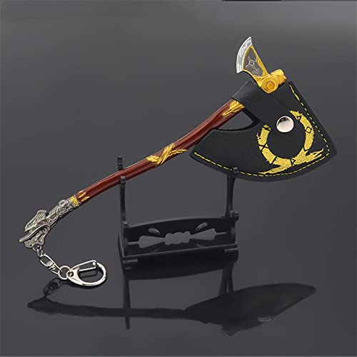 God Of War 6 Weapons Blades Of Chaos 2Blades With Chain Leviathan Axe Draupnir Dauntless Sheild Hammer Of Thor Atreus Talon Bow Action Figures Game Collection Desk Decoration Backpack Pendant Gift #TOP5