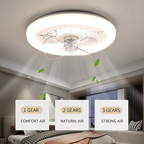 Ventilateur de plafond LED avec télécommande et 3 vitesses pour salon - 3