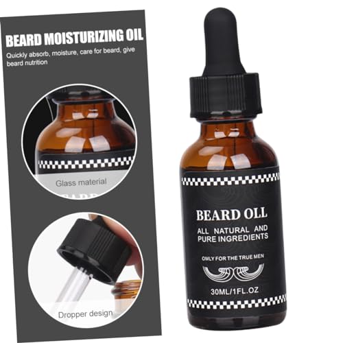 Baluue 5 Peças 1 Líquido Para Crescimento De Barba Óleo Para Cuidados Com A Barba Condicionador De B