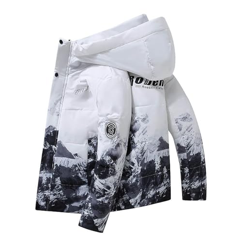 Generisch Veste softshell pour homme - Imperméable - Coupe-vent - Veste d'hiver chaude - Veste de ski - Veste fonctionnelle - Veste de neige - Veste de mi-saison - Veste d'hiver chaude à manches