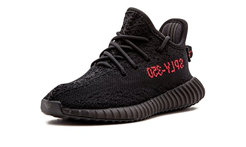 Adidas Toddler Yeezy Boost 350 V2 Infant Bb6372 Black Red - Size 9K #TOP25
