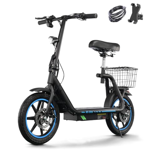 TWOFISH Monopattino Elettrico Adulto, Ruote da 14" Motore da 500W Batteria da 48V 13Ah, Autonomia 30km, Velocità Massima 25 km/h, Freni a Disco Carico Massimo 120 kg, M5 ELITE TWOFISH Monopattino Elettrico Adulto, Ruote da 14" Motore da 500W Batteria da 48V 13Ah, Autonomia 30km, Velocità Massima 25 km/h, Freni a Disco Carico Massimo 120 kg, M5 ELITE