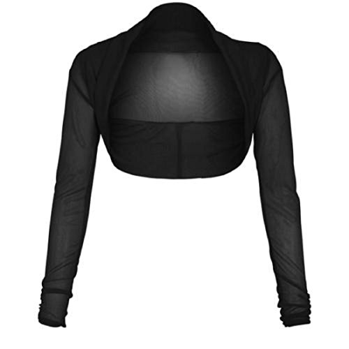 Coprispalle da donna a maniche lunghe in chiffon