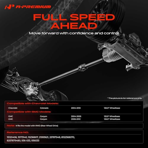 A-Premium Rear Drive Shaft Assembly Compatible with Chevrolet, GMC by A-premium - Image 2