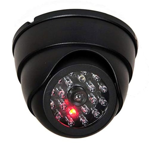 Cámaras de vigilancia falsas con luz parpadeante, cámara de seguridad CCTV, cámara falsa para mejorar la seguridad empresarial