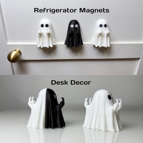 2 Piezas Imanes Decorativos Fantasma para Refrigerador miniatura 2