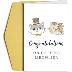 Cat Wedding Card
