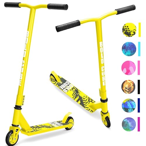 BOLDCUBE Stunt Scooter for Kids Ages 6-12 8-12 Years | Freestyle Pro 360° |...