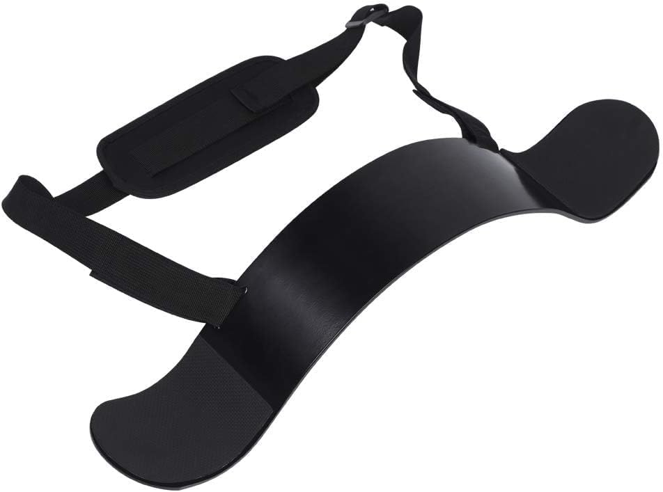 Arm Blaster, Heavy Duty Arm Blaster Bicep Curl Support with Adjustable Strap, Thick Gauge Aluminium Alloy Bicep Isolator for Strength, Muscle Gains