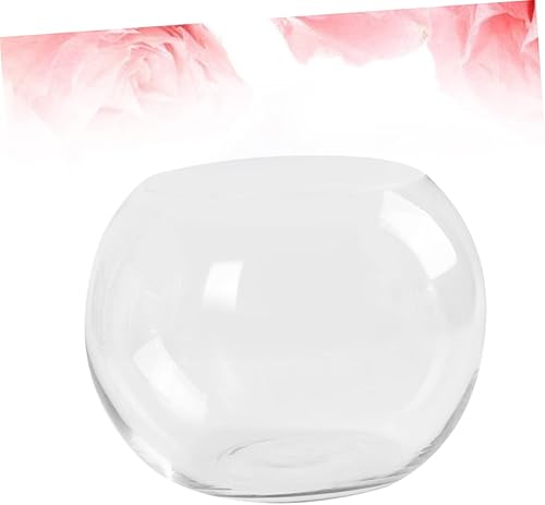 Miniatura 4 de ARTIBETTER Jarrón hidropónico de vidrio transparente, 2 piezas, decorativo para escritorio, para oficina en casa y hotel, para flores eternas y