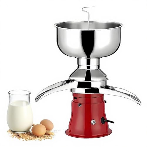Desnatadora eléctrica de 200 W, desnatadora para Leche Fresca, 50 l/h, Proporciona a la Leche Entera un Sabor cremoso Adecuada para Mantequilla, Nata y Leche desnatada.