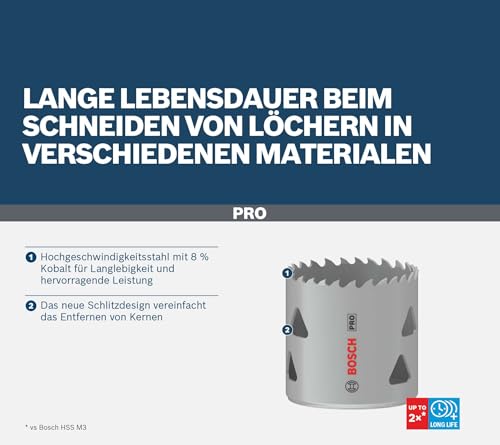 Scie trépan PRO Multi Material Bosch Ø 68 mm pour bois et cloison