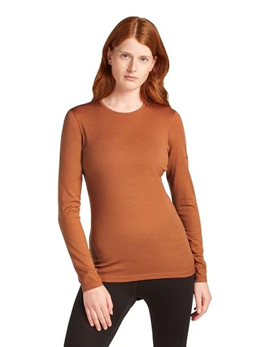 Preisvergleich Produktbild Icebreaker Merino Damen Merino 200 Oasis LS Crewe - Dusty Clay - XS
