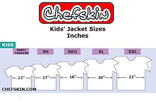 Chefskin Children Long Sleeve Jacket In Black For Kids (Xxs (2 Yrs) #TOP4