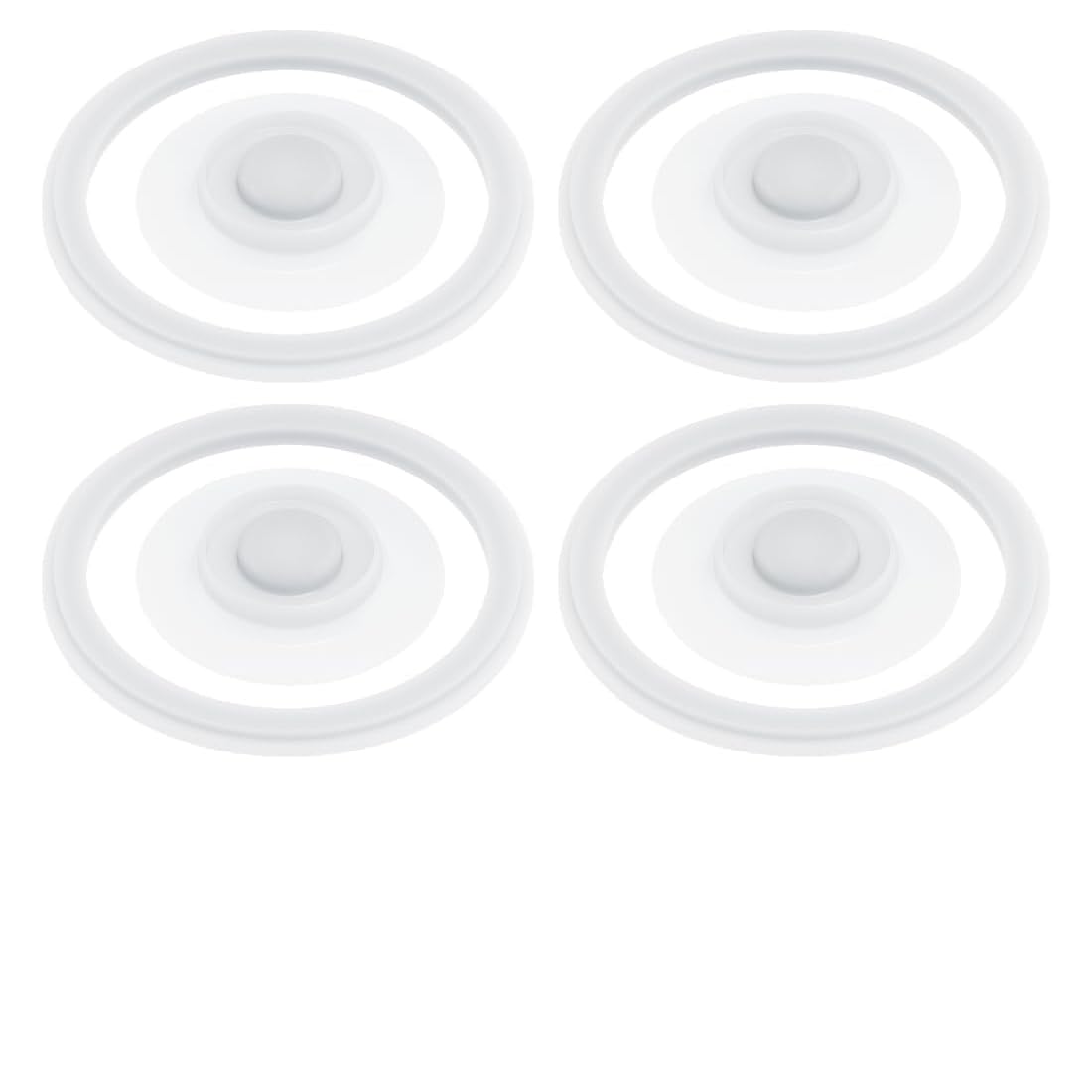 OYZOQ Kompatibel WMB ONE Top Verschluss (One Size), Ersatzteil Trinkflasche, einhändig bedienbarer & auslaufsicherer Verschluss (Packung mit 4)
