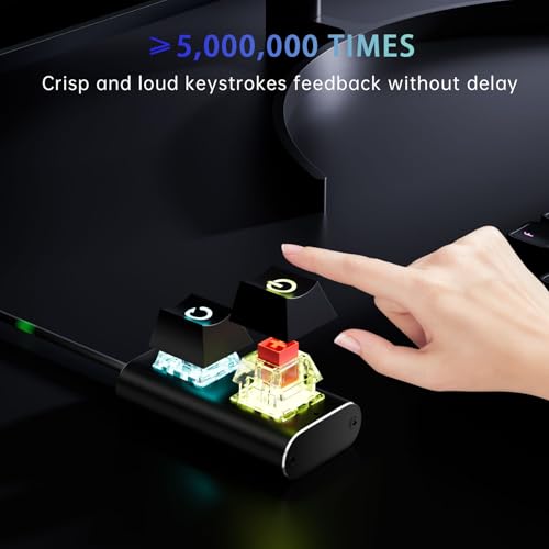 Interruptor de alimentación externo para PC de escritorio con luces LED y cable de 2M 4
