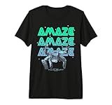 Project Hail Mary Amazing Rocky The Alien Neon Portrait Premium Tri-Blend T-Shirt