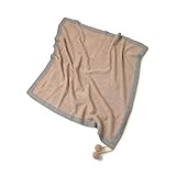 WARMTH IN THE DISTANCE 100% Manta De Cachemira Pompón Bola 