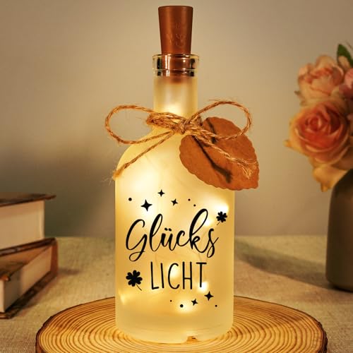 Vetbuosa Geschenk für Frauen, Glückslicht - LED Flaschenlicht...