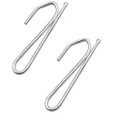 Einfache Aufhängung, einfach das gerade Ende der Hakenschnur durch das Vorhangloch legen und den Haken an die Gardinenstange hängen, so dass er einfach montiert und demontiert werden kann.