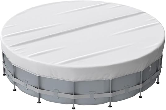 Bathtub Cover, Pool Cover, Frame Pool Cover, Easy to Move, Round, Sunscreen, Dustproof, Rainproof, Windproof, Sandbox Cover, UV Resistant, Foldable, Evaporative Prevention, For Family Use