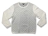 Tommy Hilfiger Women Crew Neck Long Sleeve Sweater White Polka-dot (X-Large)