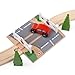 Bigjigs Rail Level Crossing - Other Major Wooden Rail Brands are Compatible