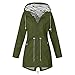 Produktbild Damen Regenjacke Wasserdicht Windjacke Atmungsaktiv Regenmantel Übergangsjacke Wiederverwendbar Funktionsjacke Parka Leicht Windbreaker Outdoor mit Kapuze für Bergsteigen Camping