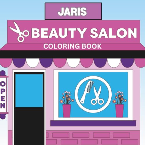 Jaris Beauty Salon Coloring Book