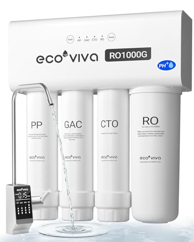Ecoviva 1000GPD UnderSink Reverse Osmosis System