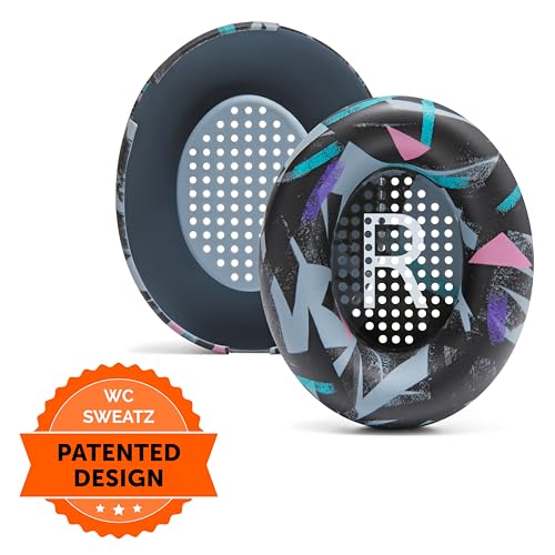 Image of WC SweatZ QC Ultra - Patented Protective Earpad Covers Compatible with Bose QuietComfort Ultra Gen 1 & Gen 2 by Wicked Cushions | Sweatproof & Washable | 90's Black