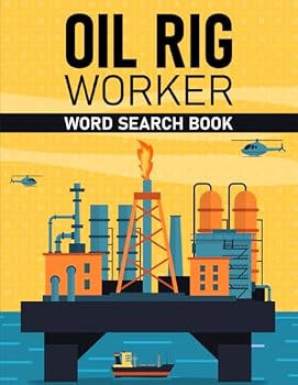 Paperback Oil Rig Worker Word Search Book: A Puzzle Book with Oil Rig Work Terminology Book