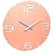 Produktbild TFA Dostmann Contour Design Funk-Wanduhr, Funkuhr, Desinguhr, pink-apricot, 60.3536.16