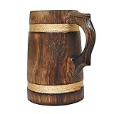 Handmade Wooden Rustic Beer Mug made up of Real Mango wood Eco-Friendly - Christmas Collection 2021
