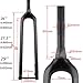 DHNCBGFZ Carbon Fiber T800 Mountain Bike Rigid Fork 1-1/8'' Straight/Tapered Tube 100 * 15mm Thru Axle Rigid Fork with Thru-axle Rod(Tapered Tube,Matte 26'')