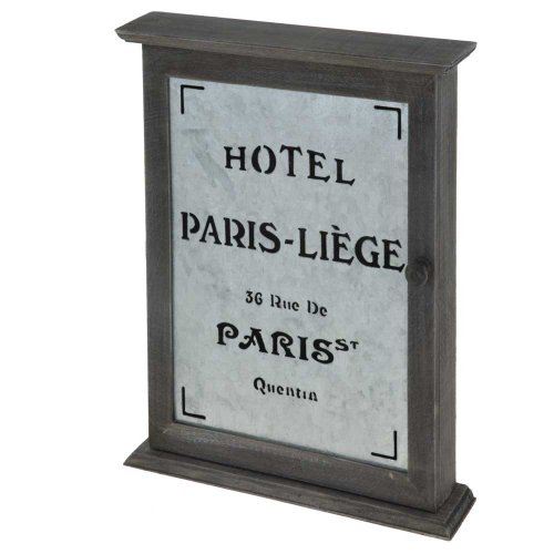 Schlüsselkasten Schlüsselschrank Vintage Nostalgie Retro Antik - Paris Cover