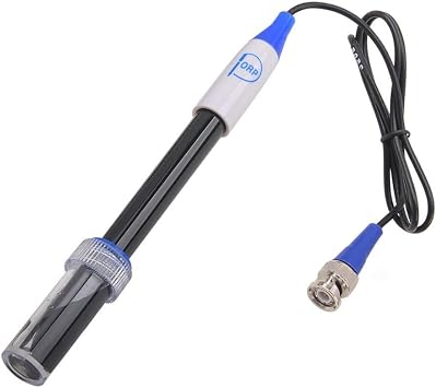 BNC ORP Electrode Probe for Water Quality Testing, Replaceable Oxidation Reduction Potential Sensor   ORP Replacement Probe for Laboratory, Swimming Pool, Aquaculture,