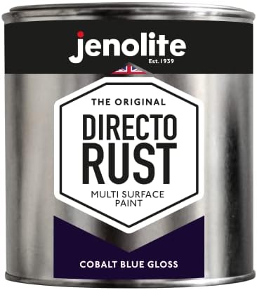 JENOLITE Directorust Hunter Green Gloss - Multi Surface Paint - For Use On Wood, Metal, Plastic, Ceramic & Rusted Surfaces - 1 Litre (RAL 6028)