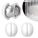 VANZAVANZU Shower Curtain Weights, Never Rust Shower Curtain Magnets, Silicone Wrapped Heavy Strong