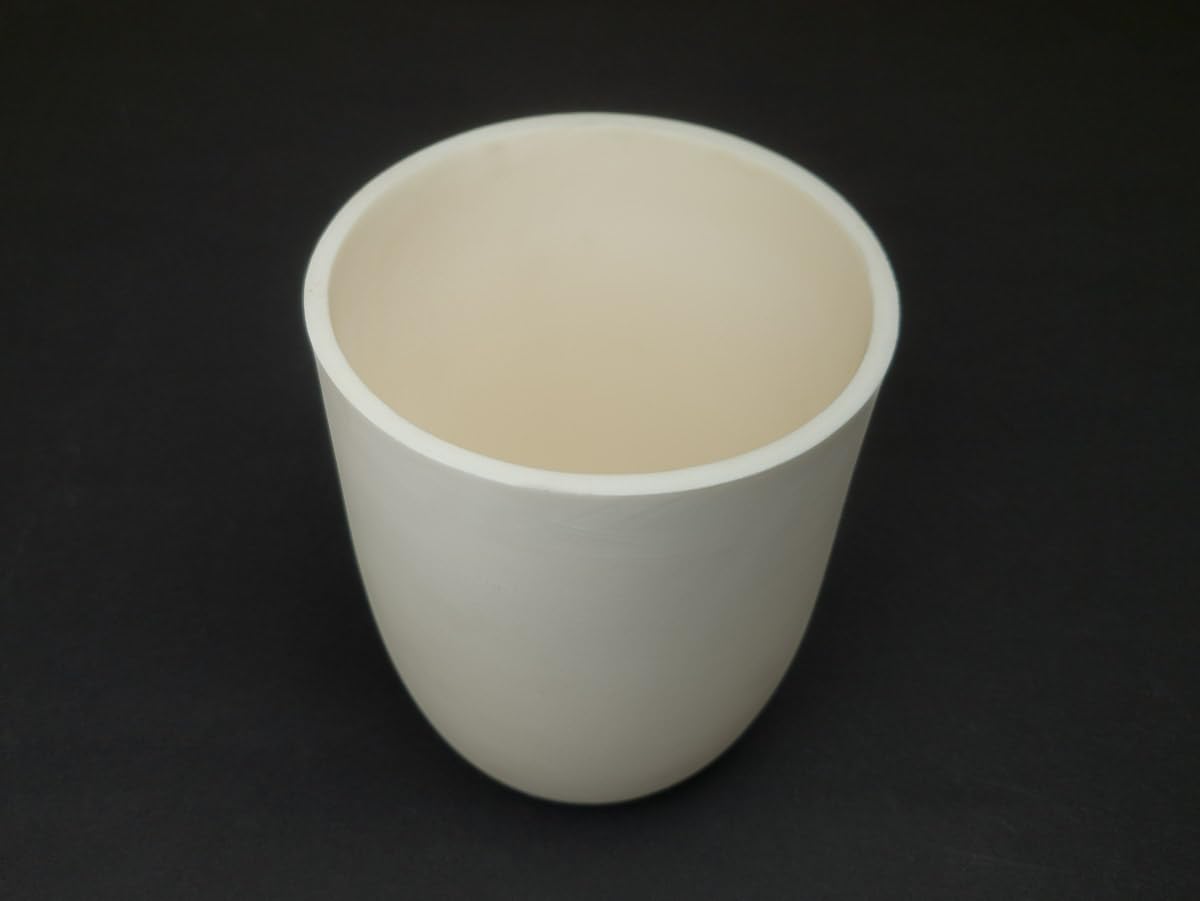Creuset en céramique pour fonte de métal, différentes tailles, en Al2O3, 50-1000 ml/cm3, convient aux fours à gaz et électriques, cuivre, laiton, bronze, aluminium et bien d'autres (1000 cm3)
