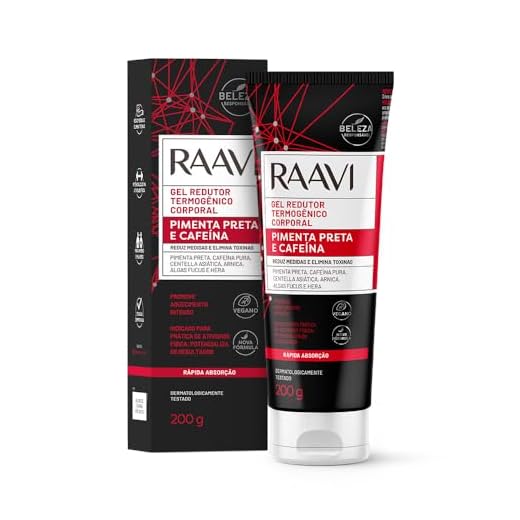 Raavi Gel Redutor Termogênico 200 G