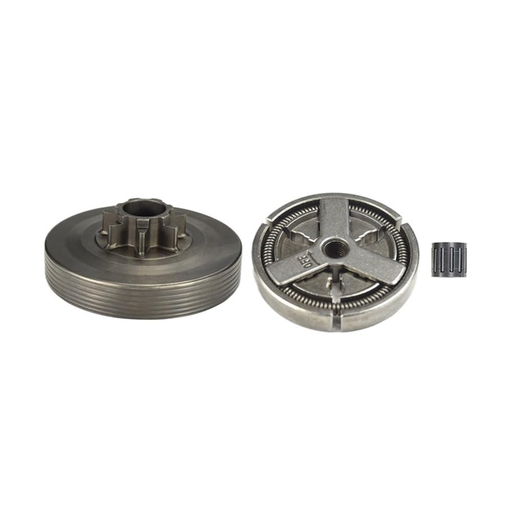 Kit tambour d'embrayage avec couvercle et roulement pour tronçonneuse 4500 5200 5800