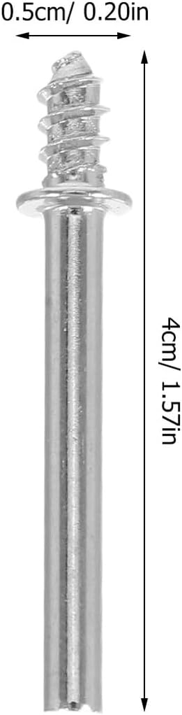 100 Pcs Polisher Handle Extension Rods with Self-tapping Shafts for Electric Grinders, Metal Grinding Tool Accessories, Rotary Tool Connecting Rods for Precision Buffing