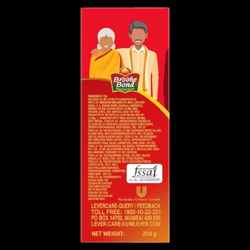 Image of Red Label 3 Roses Dust Tea, Topstar, 275Gm Carton, Assam