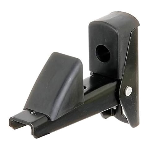 Gah-Alberts 307752 Locking Device for Window Shutter and Door Aluminium/Distance 20-50 mm/Black Lacquered Cover