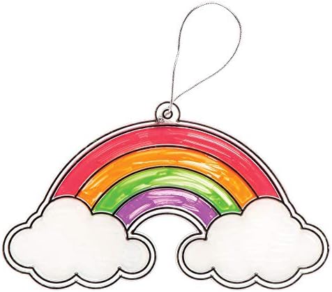 Baker Ross AR384 Unicorn Suncatcher Decorations (Pack of 8)
