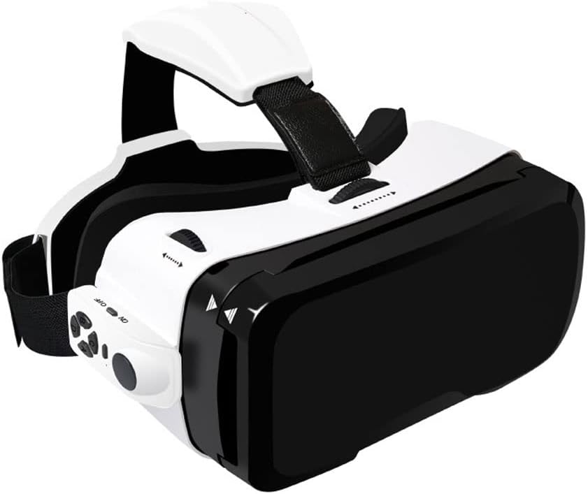 VR Headsets with Controller, 130°Wide -Angle HD Virtual Reality Goggles, VR Glasses Compatible for Smartphone w/4.7-6.0in Screen