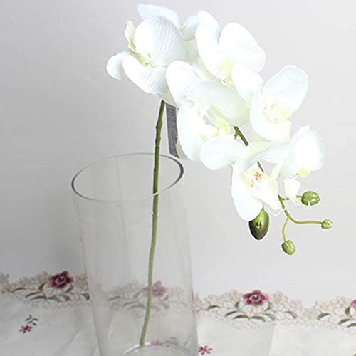 balloonbobo Borboleta Artificial Orquídea Flor de Seda para Decoração de Casamento, Romântico Phalae
